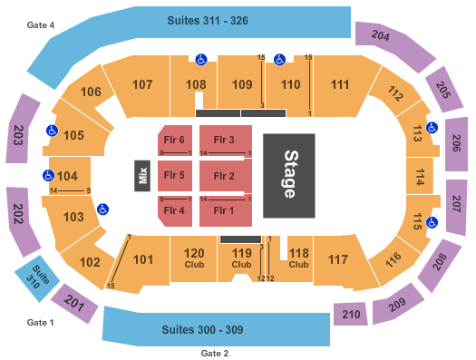 South Okanagan Events Centre Kenny Rogers Seating Chart