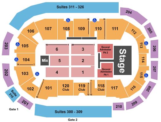 South Okanagan Events Centre Old Dominion Seating Chart