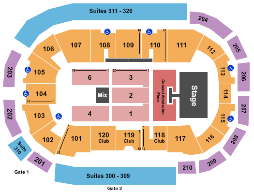South Okanagan Events Centre Rascal Flatts Seating Chart