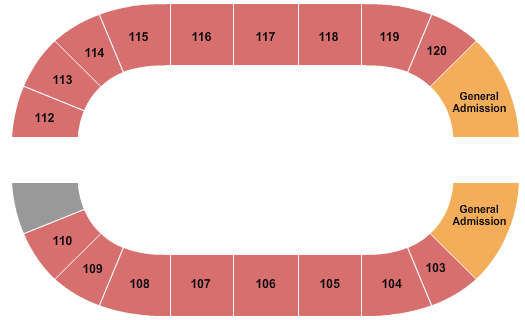 Arena at South Point Hotel And Casino Open Floor & GA 2 Seating Chart