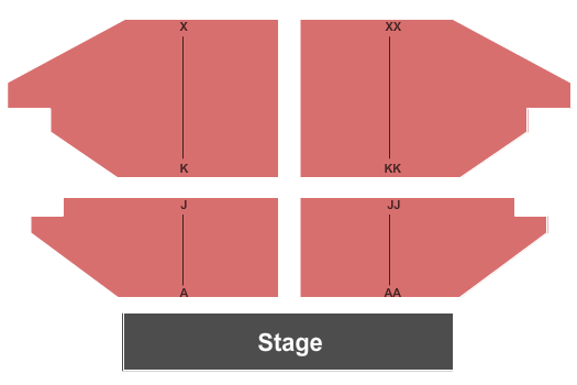 South Portland Auditorium End Stage Seating Chart