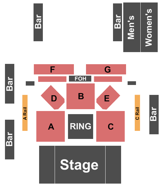 South Side Ballroom At Gilley's Seating Chart & Maps Dallas