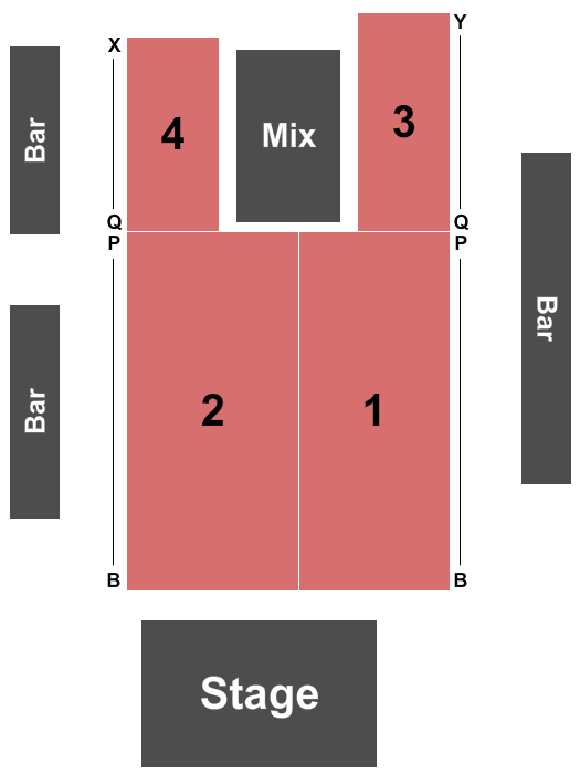 South Side Music Hall at Gilley's Endstage 2 Seating Chart