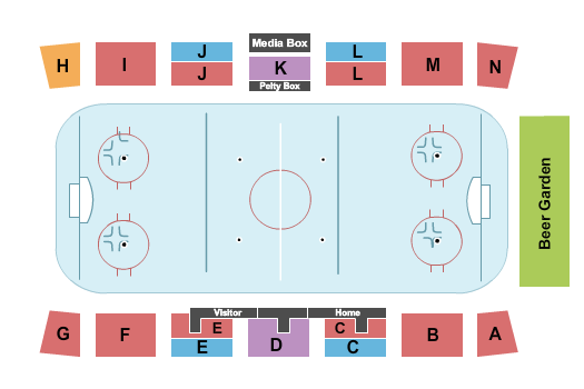 South Surrey Arena Hockey Seating Chart