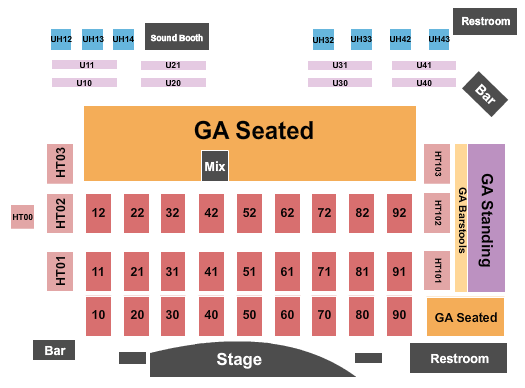 Southwest Florida Performing Arts Center Endstage 2 Seating Chart