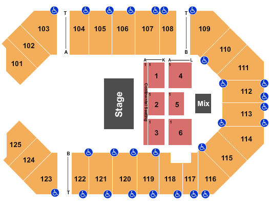 The Corbin Arena - KY Cledus T Judd Seating Chart