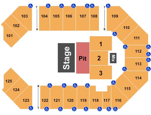 The Corbin Arena - KY Ryan Upchurch Seating Chart