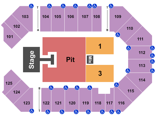 The Corbin Arena - KY Ryan Upchurch-2 Seating Chart