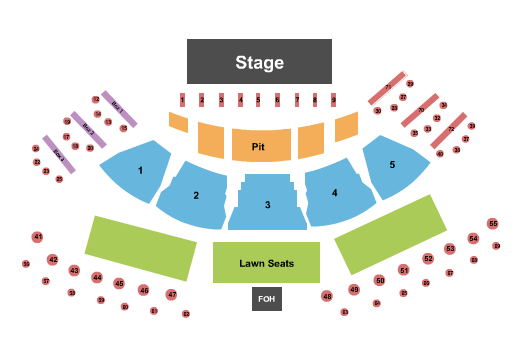 The Ville Endstage Tables Seating Chart