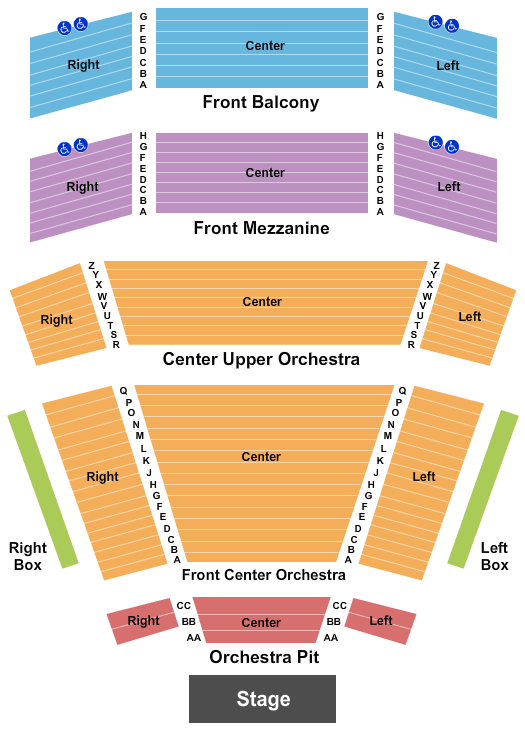 Southern Kentucky Performing Arts Center Seating Chart