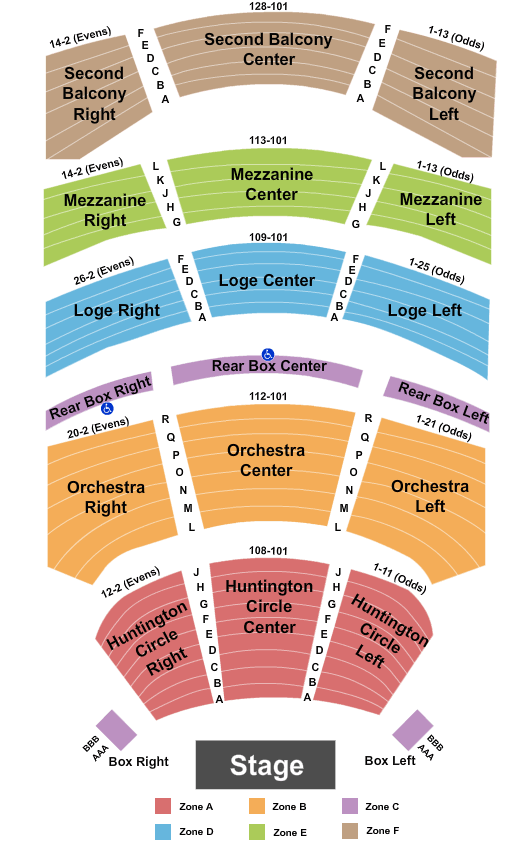 Murphy Theater Seating Chart