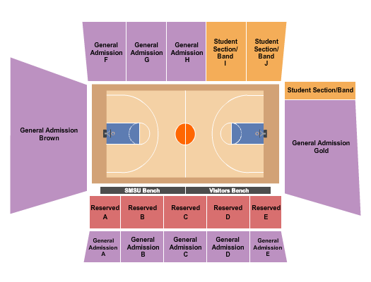 Recreation/Athletic Facility - Southwest Minnesota State University Basketball Seating Chart