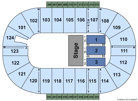 Santander Arena Disney Live Seating Chart