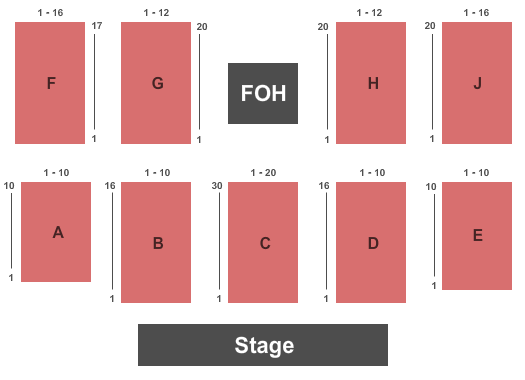 Agua Caliente Casino - Palm Springs Endstage Seating Chart