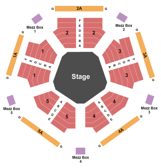 Dorota & Kevin Kilstrom Theatre Center Stage Seating Chart