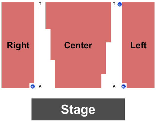 Spanos Theatre - San Luis Obispo End Stage Seating Chart