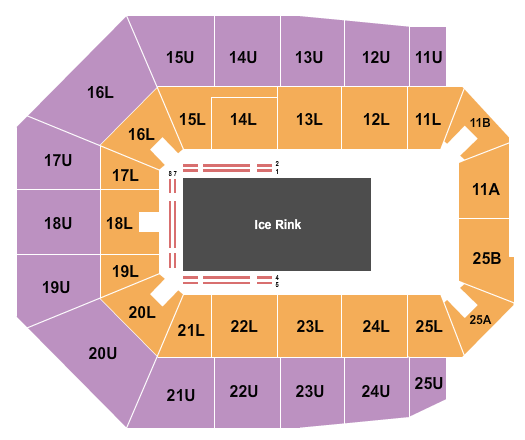 Spark Arena Disney Seating Chart
