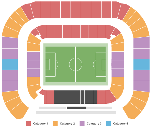 Spartak Stadium Soccer Seating Chart