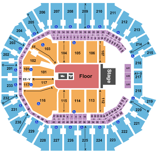 Spectrum Center Twenty One Pilots Seating Chart