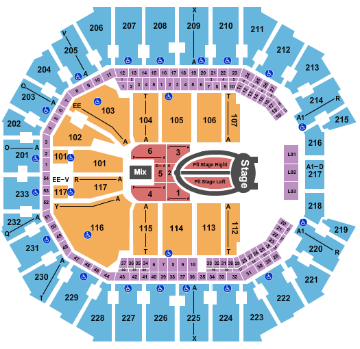 Spectrum Center Ariana Grande Seating Chart