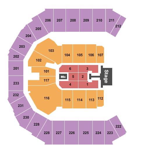 Spectrum Center Tickets & Seating Chart ETC