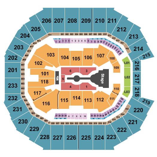 Spectrum Center Cardi B Seating Chart