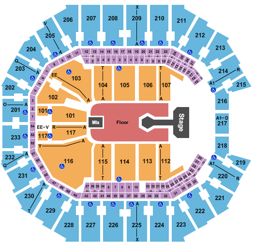 Spectrum Center Don Toliver Seating Chart