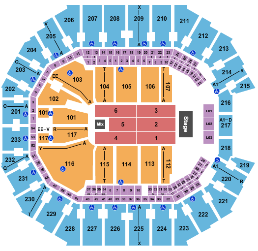 seating chart for Spectrum Center - Jeff Dunham - eventticketscenter.com
