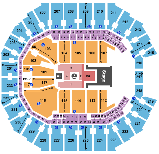 Spectrum Center Lil Baby Seating Chart