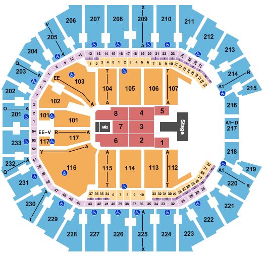 Spectrum Center Maverick City Music Seating Chart