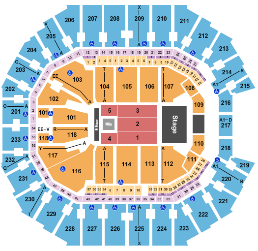 Spectrum Center Ricardo Arjona Seating Chart