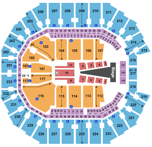 Spectrum Center Sam Smith Seating Chart