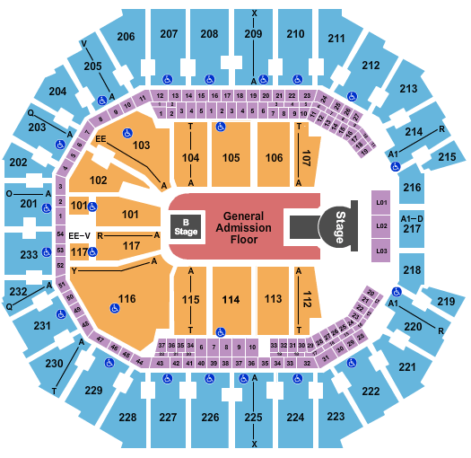 Spectrum Center Travis Scott Seating Chart