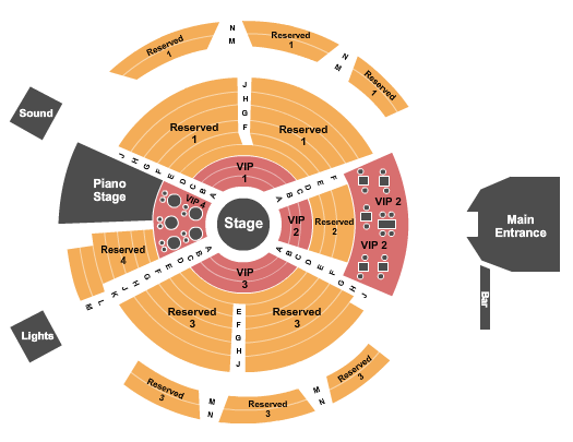 Spiegeltent at Caesars Palace, Absinthe Seating Chart | Star Tickets