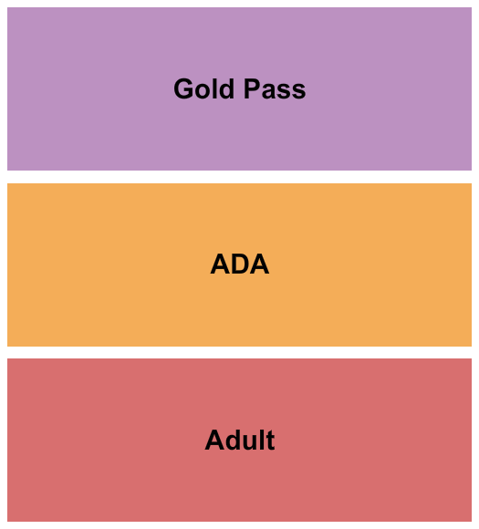 The Spire Center for the Performing Arts Adult/ADA/Gold Seating Chart