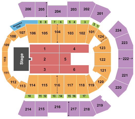 Spokane Arena Alabama Seating Chart