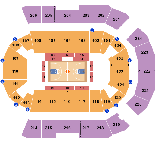 Spokane Arena Basketball - Globetrotters Seating Chart