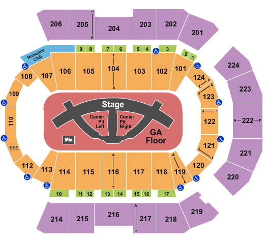 Spokane Arena Carrie Underwood Seating Chart