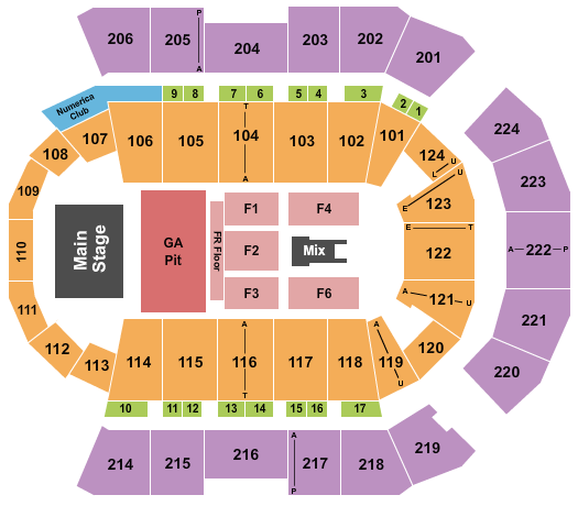 Spokane Arena Chris Stapleton Seating Chart