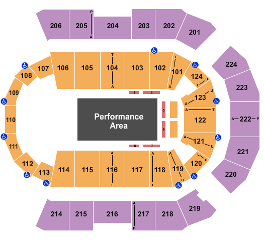 Spokane Arena Cirque Axel Seating Chart