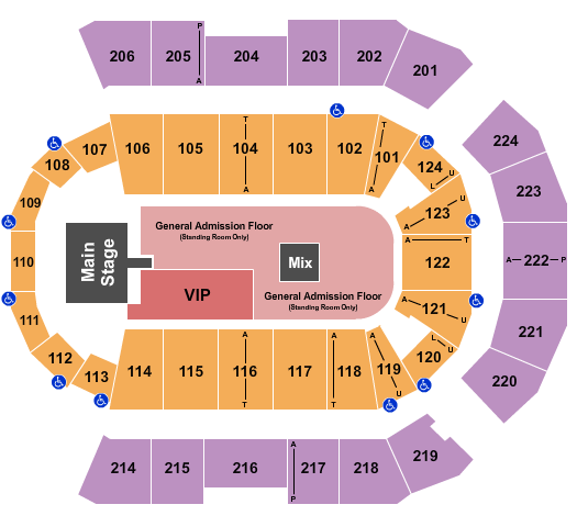 Spokane Arena Cody Johnson Seating Chart