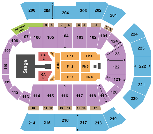 Spokane Arena Cypress Hill Seating Chart