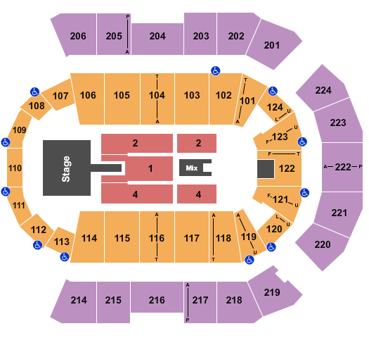 Spokane Arena Def Leppard Seating Chart