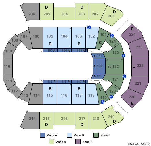 Spokane Arena Disney On Ice Zone Seating Chart