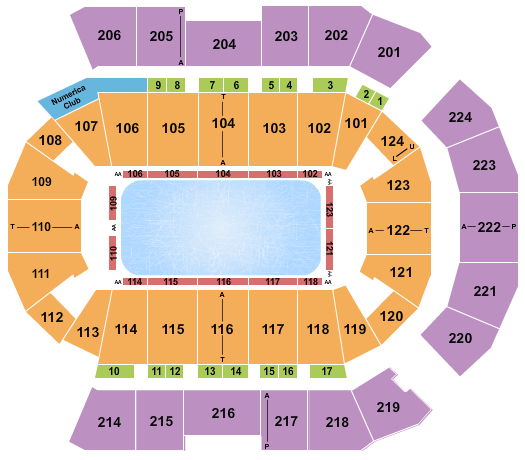 Numerica Veterans Arena Stars On Ice Seating Chart