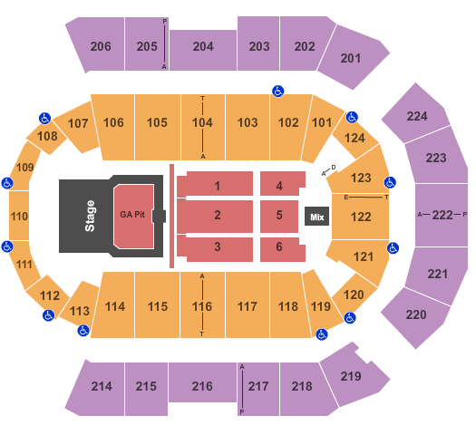 Spokane Arena Eric Church Seating Chart