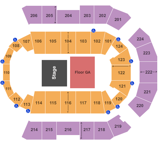 Spokane Arena Baseball Seating Chart