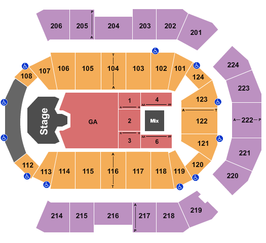Numerica Veterans Arena Ghost Seating Chart