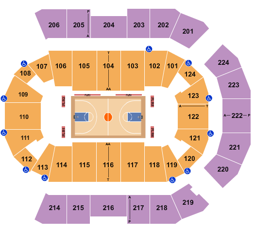 Spokane Arena Harlem Globetrotters Seating Chart