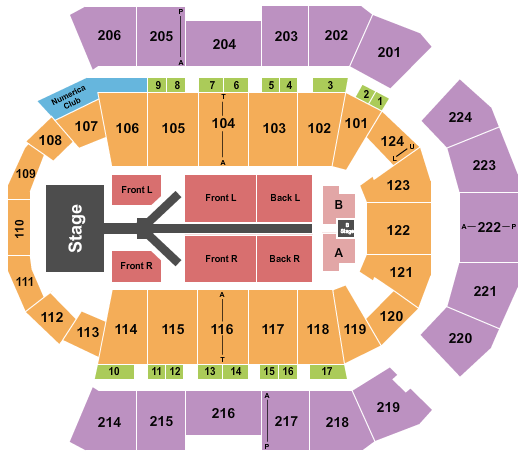 Spokane Arena Jonas Brothers 2023 Seating Chart